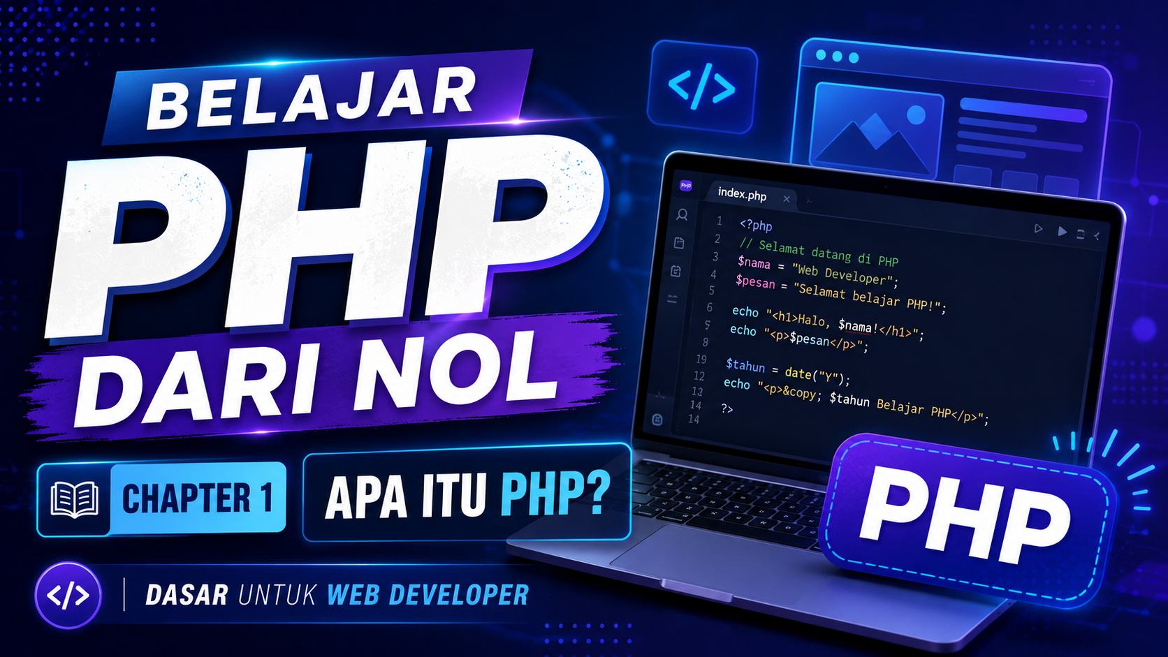 Chapter 1 Pengenalan PHP: Apa Itu PHP dan Kenapa Penting untuk Web Developer?